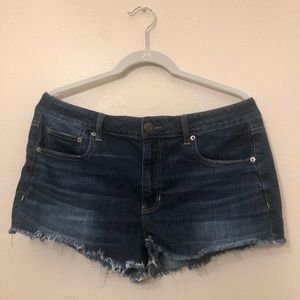 Dark Wash Tomgirl Shortie